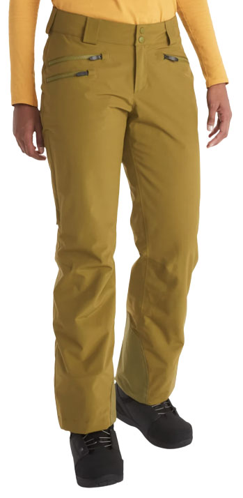 Marmot Slopestar women's ski pants (yellow)